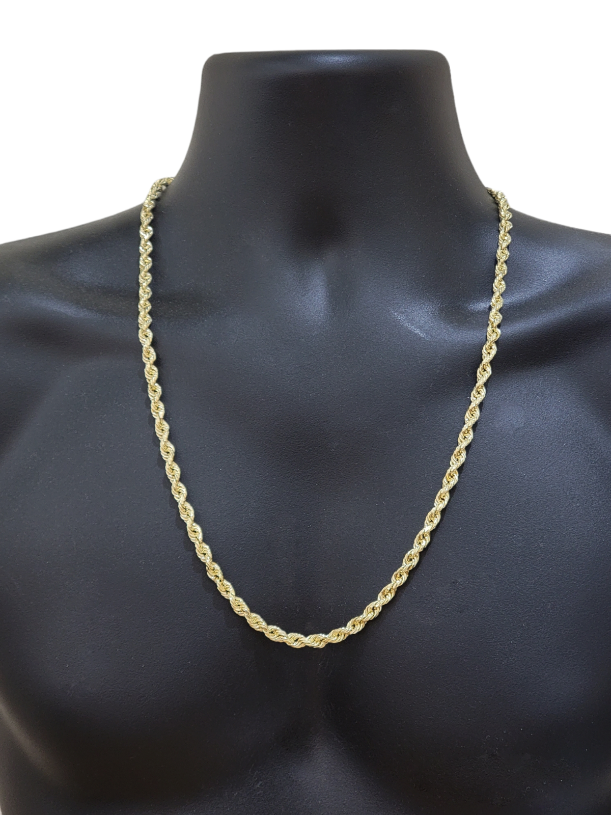 Men's Stainless Steel 6mm Rope Chain Necklace. Available sizes: 20, 22, 24  and 26 inch long – Noe's Jewelry