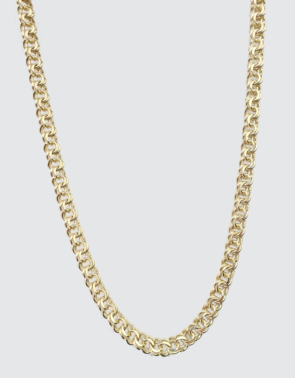 Real 10k Yellow Gold Necklace 12mm Chino Chain 26'' Inches Unisex