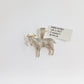 Real 10k Yellow Gold Diamond Goat Charm & Natural Diamonds 0.75 CT GOAT Pendant