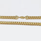 Real 10k Solid Yellow Gold Franco Chain 7mm 26" Inch 10kt Necklace Lobster Lock