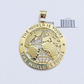 Real 10k Yellow Gold  The World is yours Charm Pendant 10kt for Chain