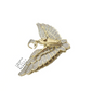 Real 10k Yellow Gold Angel Wing Diamond 1.17CT Charm Pendant 10kt for Chain
