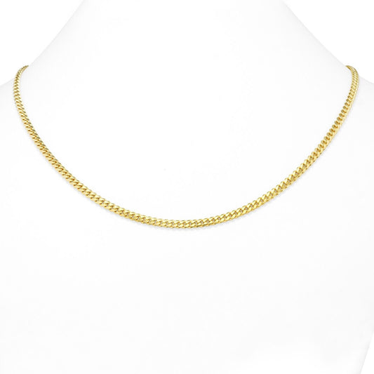 14k Solid Yellow Gold Miami Cuban Link Chain 5mm 28" Necklace 14kt Lobster Lock