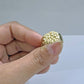 Real 14k Gold Men's Ring Nugget Size 10.5 14kt Yellow Gold Unisex