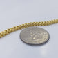 Real 10k Yellow Gold 3mm Franco Bracelet 8" inch 10kt Unisex Men Women