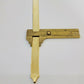 Real 10k Yellow Gold 12mm Herringbone Chain Necklace 24'' Inch Lobster lock Mens
