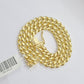 10k Yellow Gold Miami Cuban Link Bracelet 8" inch 7mm Real 10kt Box Lock Men