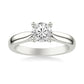 Real 14k White Gold IGI Certified 0.75CT Lab Created Diamond Ring Round VS