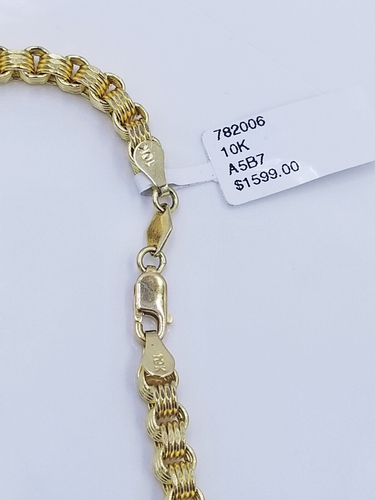 Alchemy Works Vintage Italian mens chain bracelet  10k Gold  Garmentory