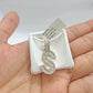 Real 10K Yellow Gold Initials Diamond Cut Charm A-Z Pendant  Alphabets