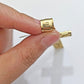 Real 10k Yellow Gold Cross Charm Pendant Mens Jesus Crucifix 3 Inch For Chain