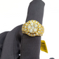 Real 10k Yellow Gold Diamond Ring White Genuine 2.56CT Diamonds 10kt Size 10