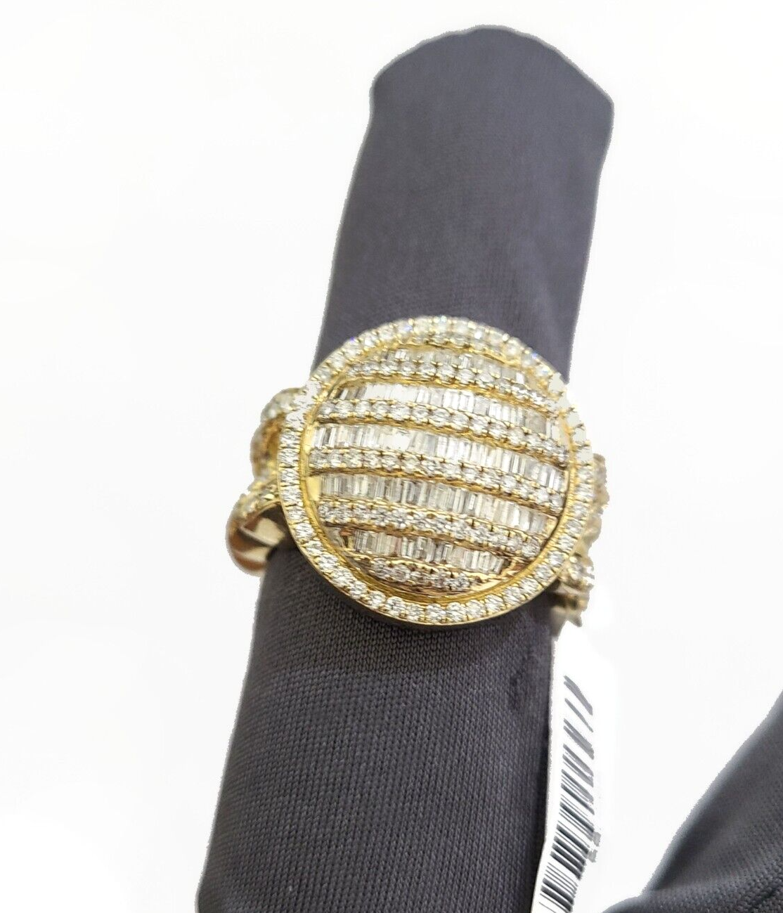 Real 10k Yellow Gold Diamond Ring White Genuine 1.72CT Diamonds 10kt Size 10