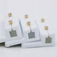 Real 10k Gold Stud Earring Round Solitaire Design Men Women Free Shipping