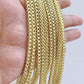 14k Yellow Gold Franco Chain Two-tone Necklace 4mm 18 Inch Diamond Cut 14kt SALE