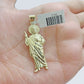 Real 10K Yellow Gold Juda Charm For 1-1.5'' Inches Gold Pendant