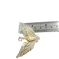 Real 10k Yellow Gold Angel Wing Diamond 1.17CT Charm Pendant 10kt for Chain