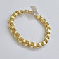 Real 10k Gold Bracelet Byzantine Box 8 Inch 8.5mm 10kt Yellow Gold Men's Genuine