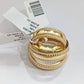 Real 10k Yellow Gold Ladies Ring Band Wedding Band For women 10kt gold Size 5.5