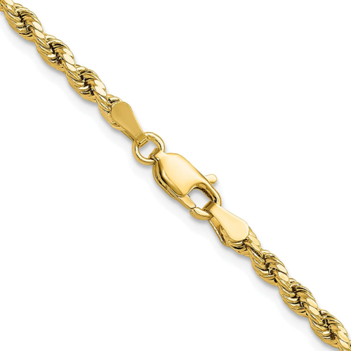 Real 14k Solid Yellow Gold Necklace Rope Chain 6mm 24" Inch 14kt Chain Unisex