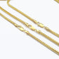 Real 10K Solid Yellow Gold Franco Chain 4mm Necklace 22-26'' inches Lobster Lock