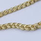 Real 10k Yellow Gold 4mm Box Byzantine Bracelet 8.5" inch 10kt Unisex Men Women