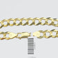 Real 14k Yellow Solid Gold 9mm Cuban Curb Link Bracelet 8'' inch 14kt Unisex