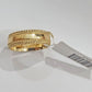 10k Yellow Gold Mens Band Engagement Wedding Ring Real 10kt gold Size 12