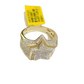 Real 10k Gold Men's Ring Size 10 10kt Yellow Gold Wedding Band Diamond 1.20CT