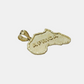 10k Yellow Gold Africa Map Miami Cuban Chain Charm Pendant 18 Inch Necklace SALE
